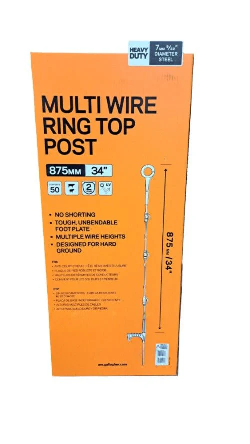 Gallagher Multi Wire Ring Top Post - Image 2