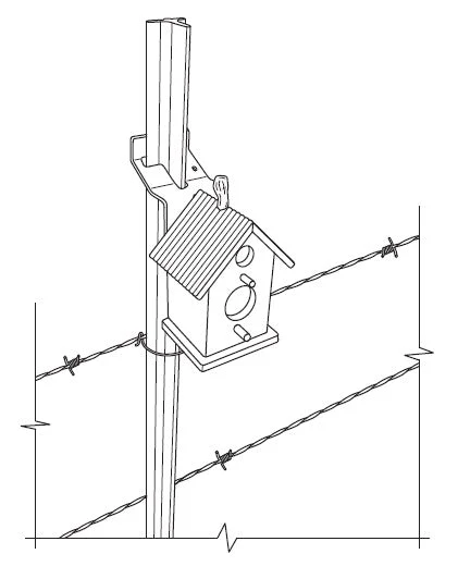 Vertical T-Post Bracket - 2" - Image 4